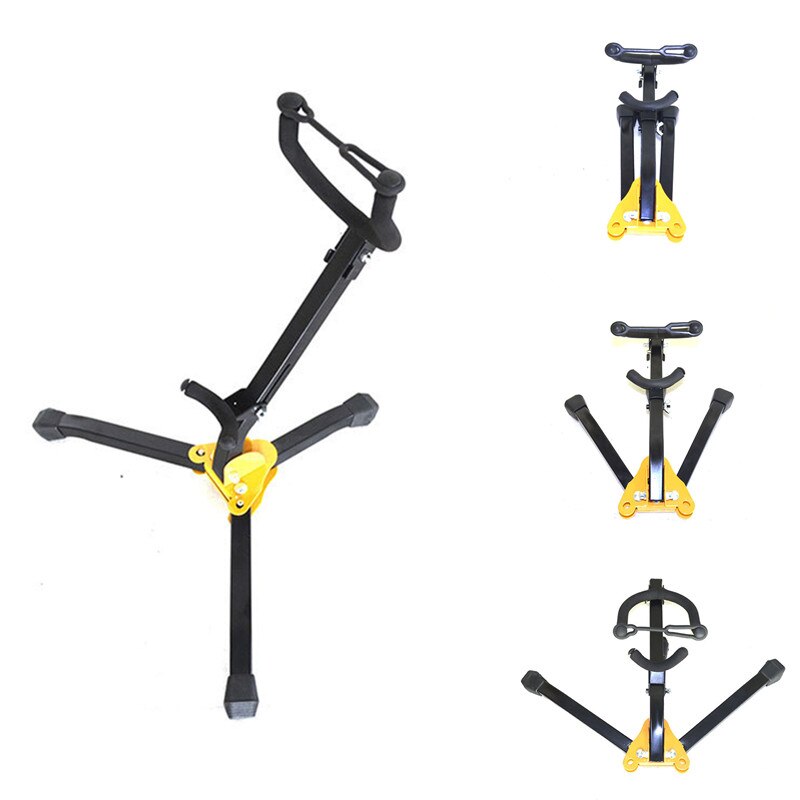 Faltbare Tenor Saxophon Stehen Alto Sax Metall Boden Stehen Stativ Halter Bläser Instrument Zubehör