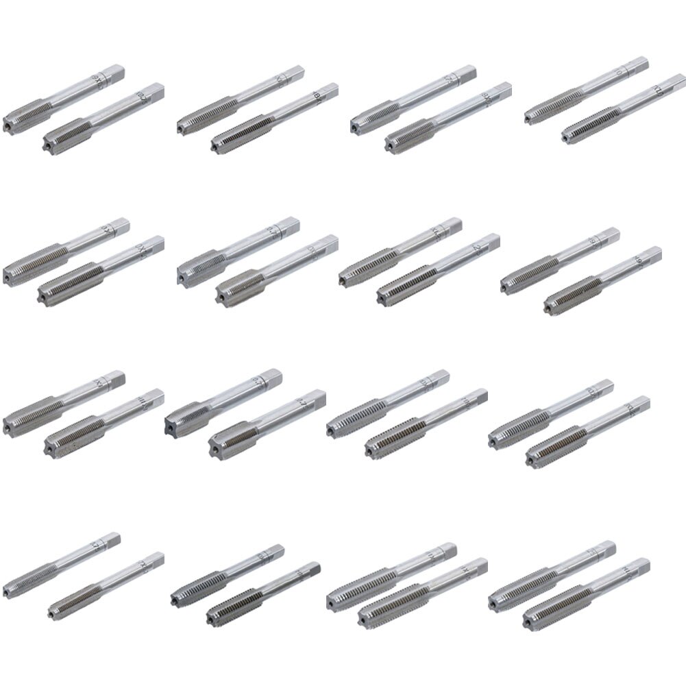 Tap Pre-tapping Fine Tapping M3 M4 M5 M6 M8 M10 M12 M14 M16 M18 M20 M22 M24 For Bicycle Repair Furniture Assembly Hand Tool