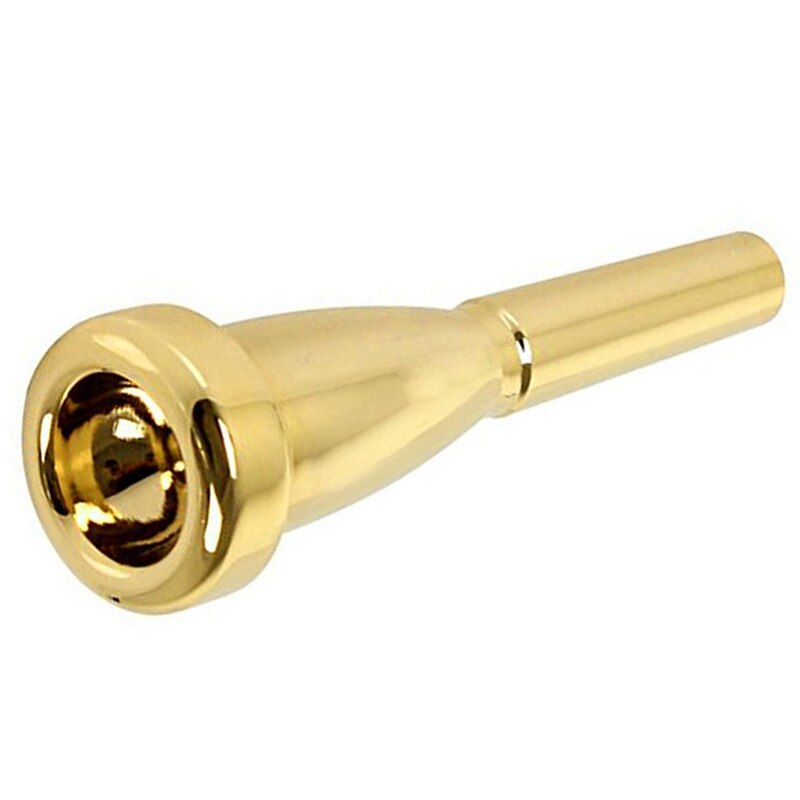 1 boquilla de trompeta 5C, boquilla de trompeta de Metal de tamaño 5C de color dorado de moscada para Yamaha o Bach Conn y King trompeta C