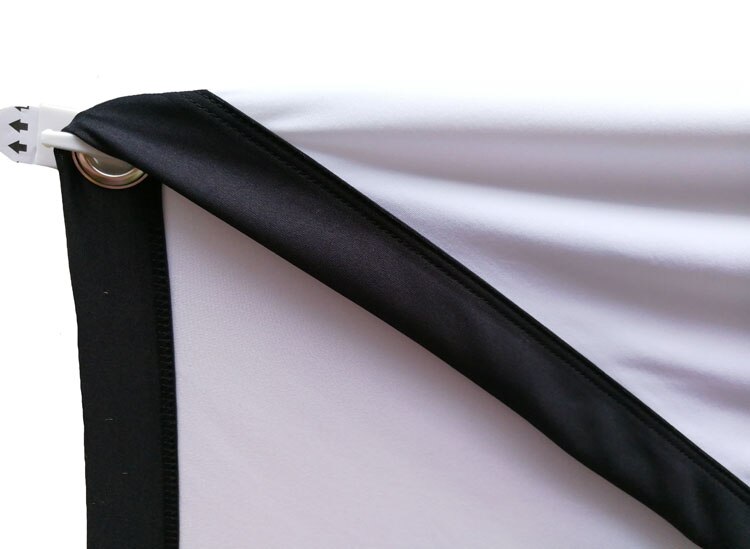 84-150 Inches 16:9 Projector Screen with HD Foldable Anti-Crease Simple Portable Projection Screen Curtain