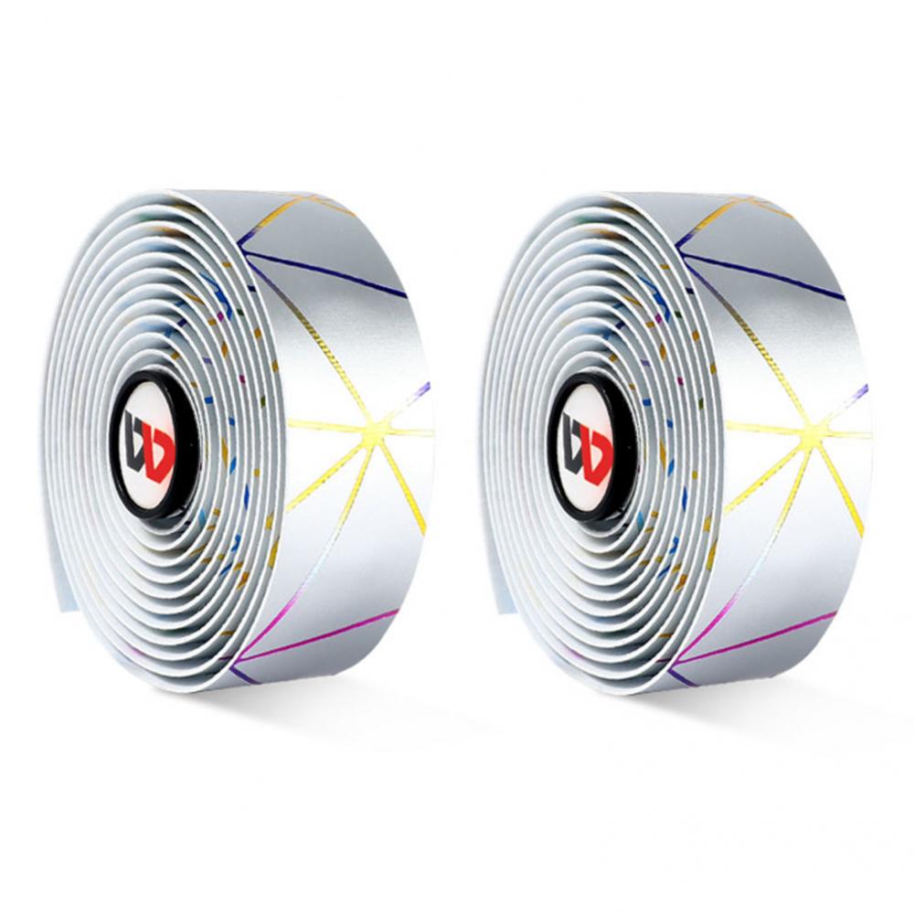 1 Pair Versatile Bike Grip Tape Thicken Texture Easily Clean Lightweight Cycling Damping Anti Vibration Wrap