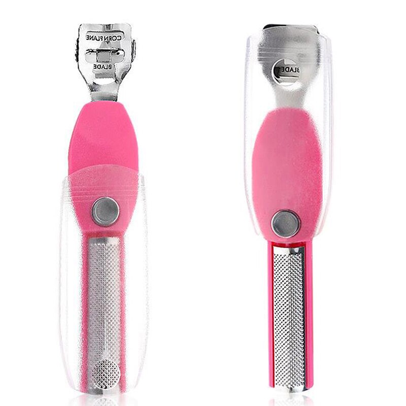 Hand Foot File Care Corn Cuticle Remover Shaver Blade Smooth Feet Pedicure Callus Skin Remover Care Tool (Not Include Blades)