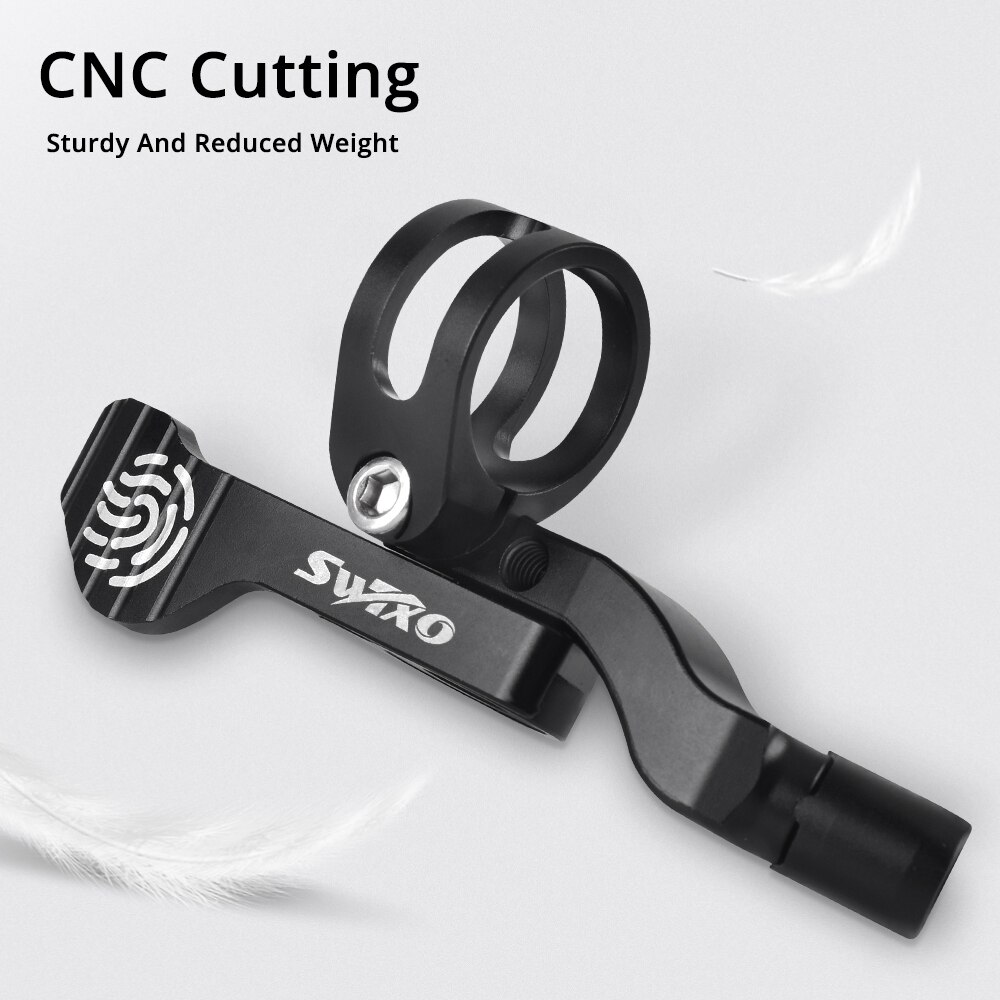 SWTXO Mountain Bike Dropper Seatpost Remote Lever Aluminum Alloy Adjustable Removable Bicycle Shifter for Suspension Seatpost