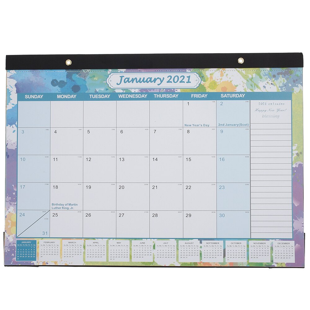 Muur Kalender Wekelijkse Maandelijkse Planner Minimalisme Plan Boek Diy Bureau Kalenders Thuis Kalender Met Scheurbaar Kalender: Army Green