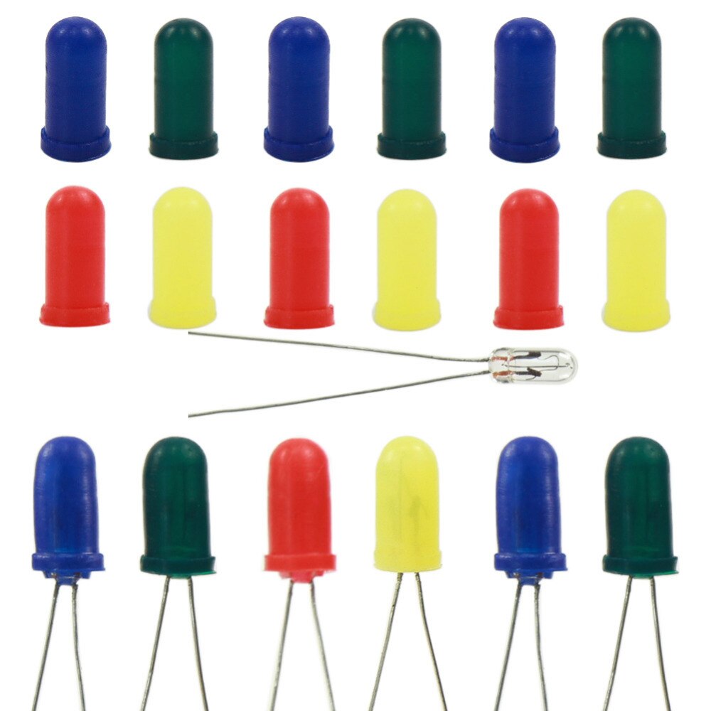 XPT01 100 stücke Gummi Kappen/Abdeckungen für 3mm Korn von Weizen Lampen LEDs Mischfarbe NEUE