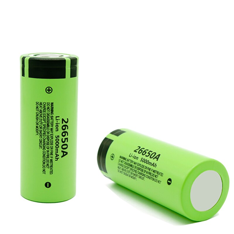 10 stk 26650a 3.7v 5000 mah batteri høj kapacitet 26650 20a strøm batteri lithium ion genopladeligt batteri til lommelygte