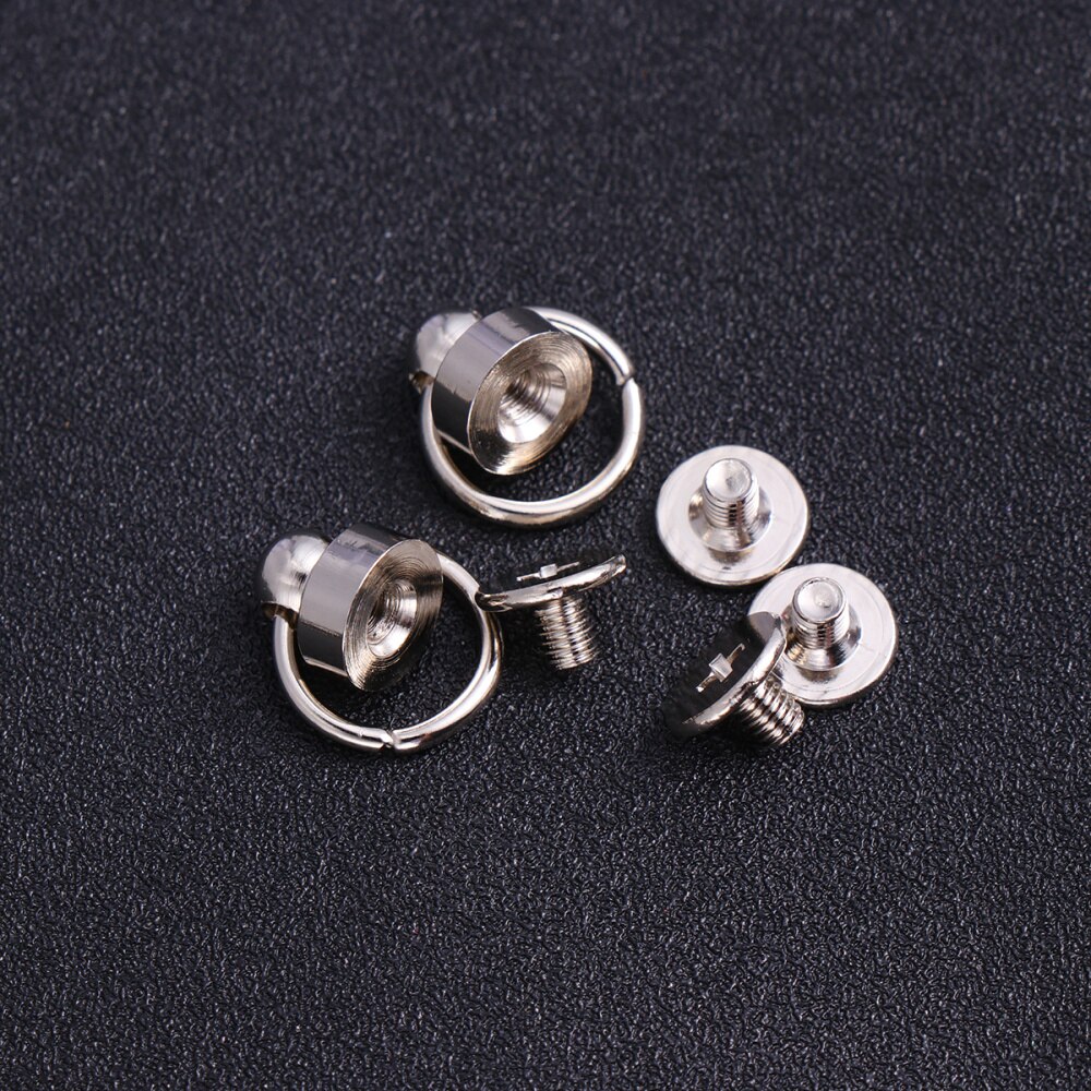 Remaches de latón de 30 Uds., remaches giratorios, accesorios para colgar, accesorios artesanales de cuero (estilo 1)