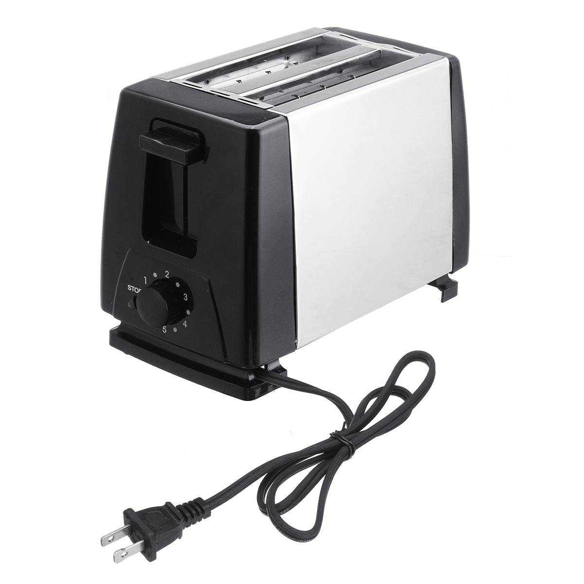 110V/220V Electric Toaster Household 6 Gears Automatic Bread Baking Maker Breakfast Machine Toast Sandwich Grill Oven 2-Slice