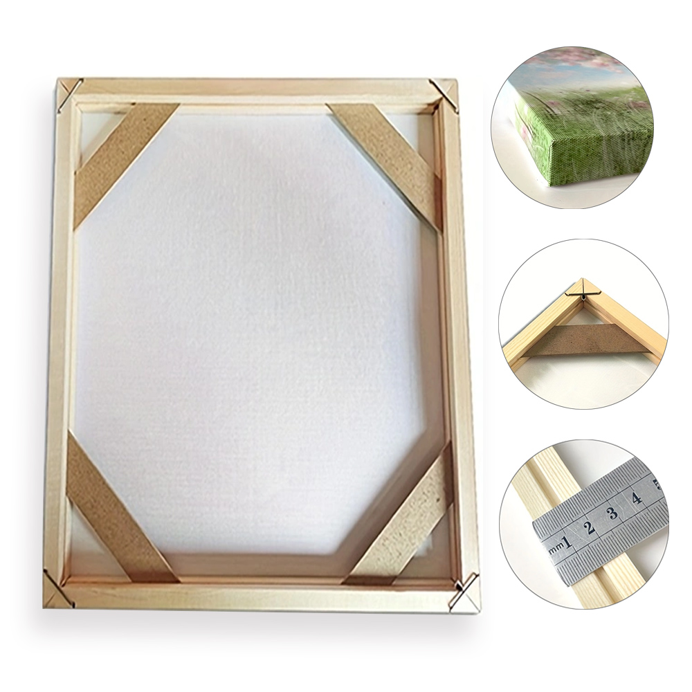 30x40cm 40x60cm 60x90cm DIY Wooden Frames Suitable for Canvas Oil Diamond Paintings Wall Art Photo Frame Pine Home Decor