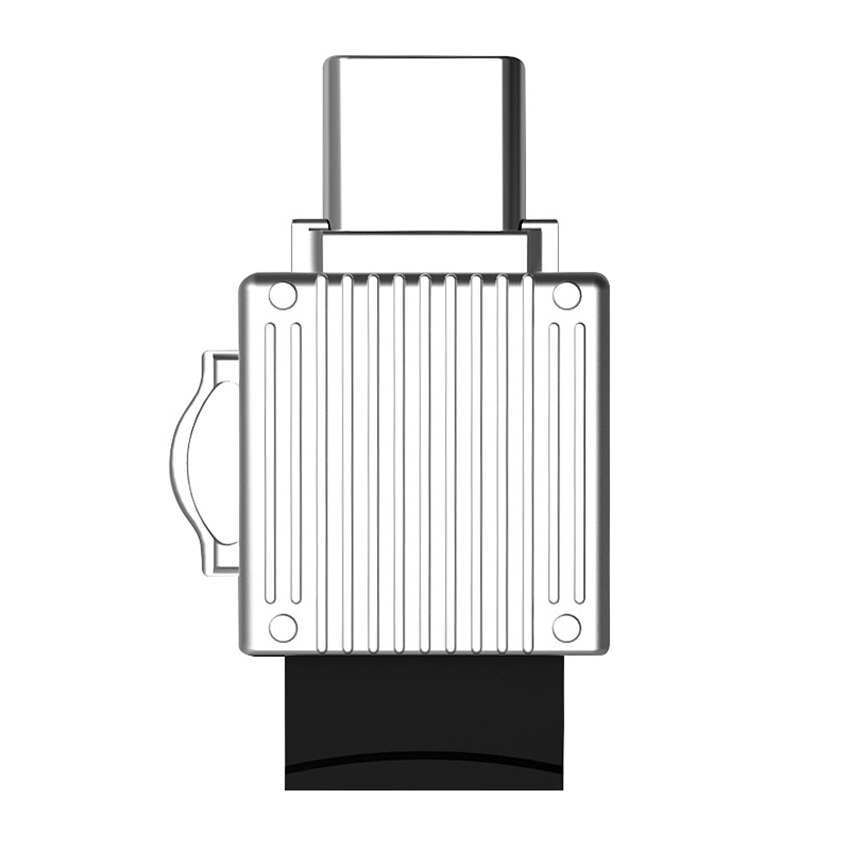Kortleser usb  c 3.1 sd/ micro sd tf otg type c smart minnekort adapter for bærbare kortleser sd kortleser tofoco: Sølv