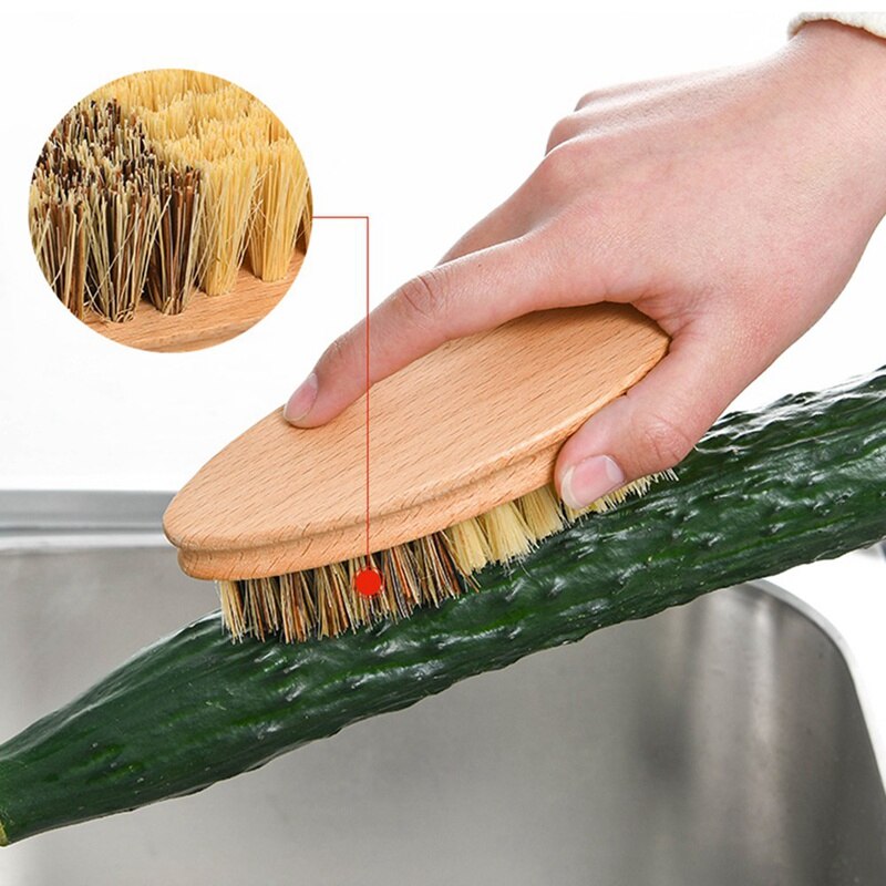 Di Palma da cocco Patata pelapatate Frutta Verdura Spazzola per La Pulizia facile Spazzola di Pulizia Carota Zenzero Pelapatate Da Cucina gadget