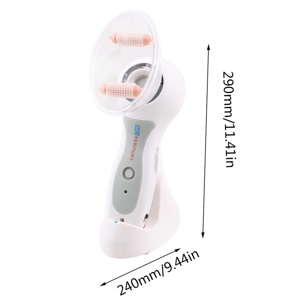 Draagbare lichaamsvacuüm anti-cellulitis massageblikken anti-cellulitis massageapparaat therapie gewichtsverlies hulpmiddel us /eu/uk/au stekker