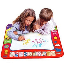 Juguetes de dibujo de agua, tapete de aguadoodle, bolígrafo mágico/tablero de dibujo al agua/juego de bebé