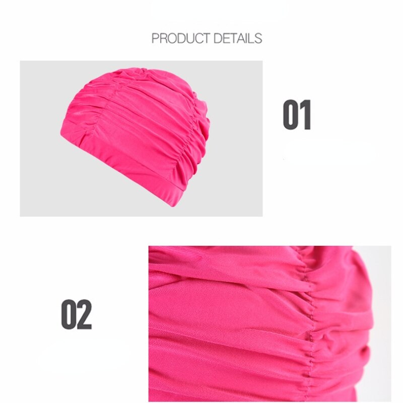 Vrouwen Mannen Badmuts Meisje Lang Haar Badmutsen Waterdicht Zachte Comfortabele Stretch Zwemmen Zwembad Seaside Water Sport Effen Kleur