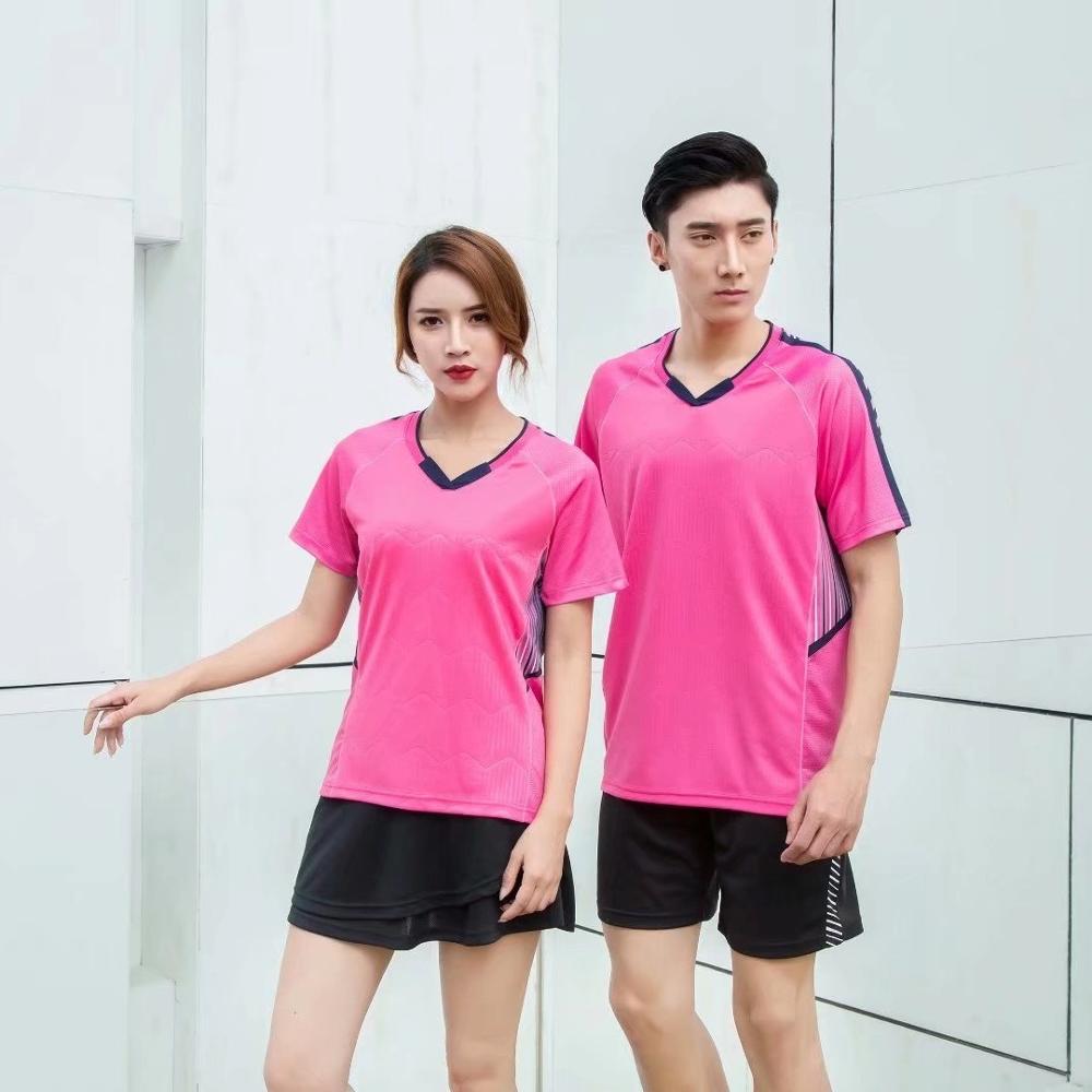 Free Print Qucik dry Badminton sports clothes Women/Men , Tennis suit , badminton wear sets, table tennis clothes