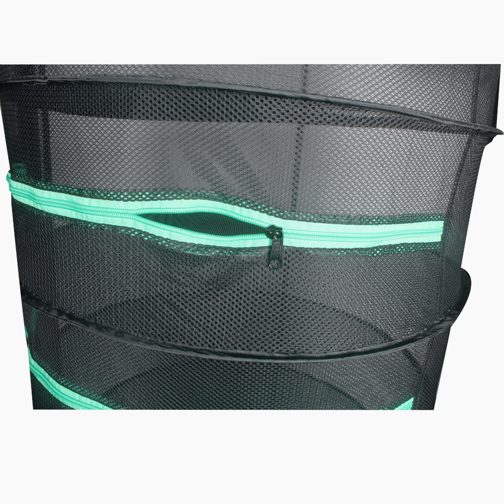 Casolly Black Herb Drying Rack W/Green Zipper,Scissors for Free