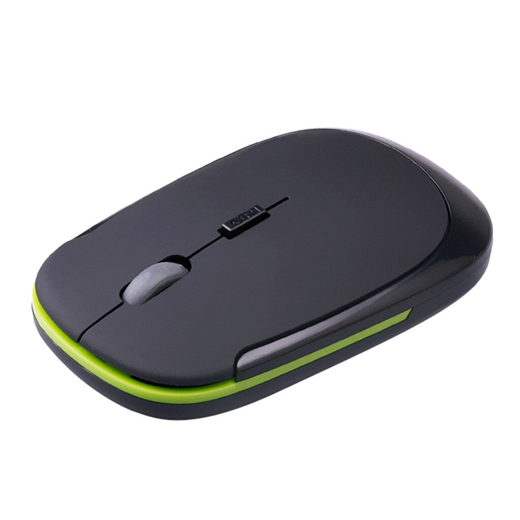 Ultra-dünne drahtlose maus stumm bluetooth maus 2,4 ghz einstellbar 1600DPI Ergonomische Computer Stille PC Gamer Schreibtisch-Laptop
