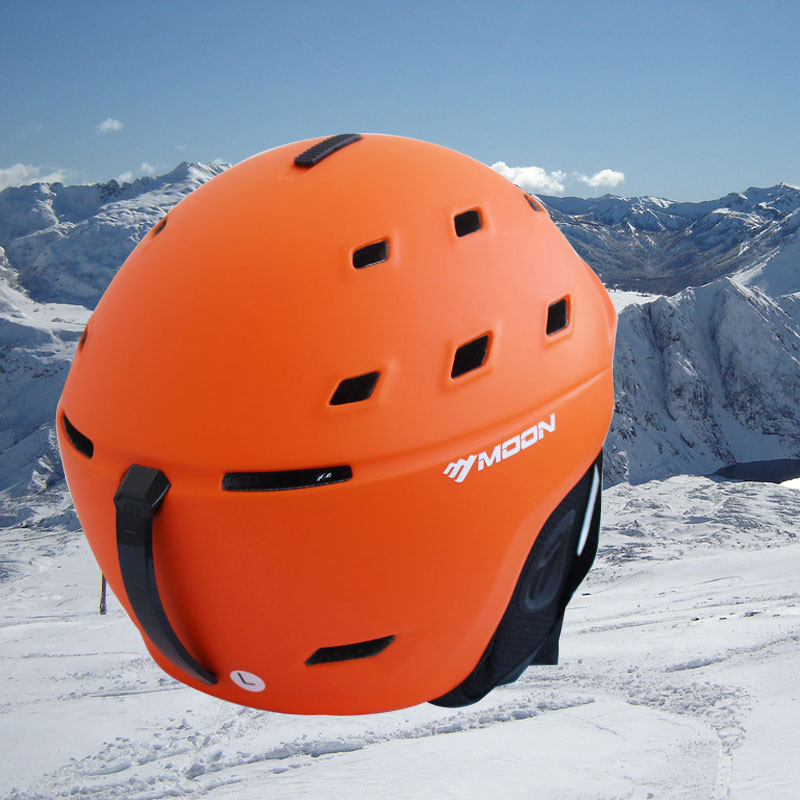 MOON-casco de esquí para hombre adulto, protector de casco de esquí para Snowboard, equipo de monopatín, cascos de seguridad deportivos con gafas, 2 , Otoño e Invierno