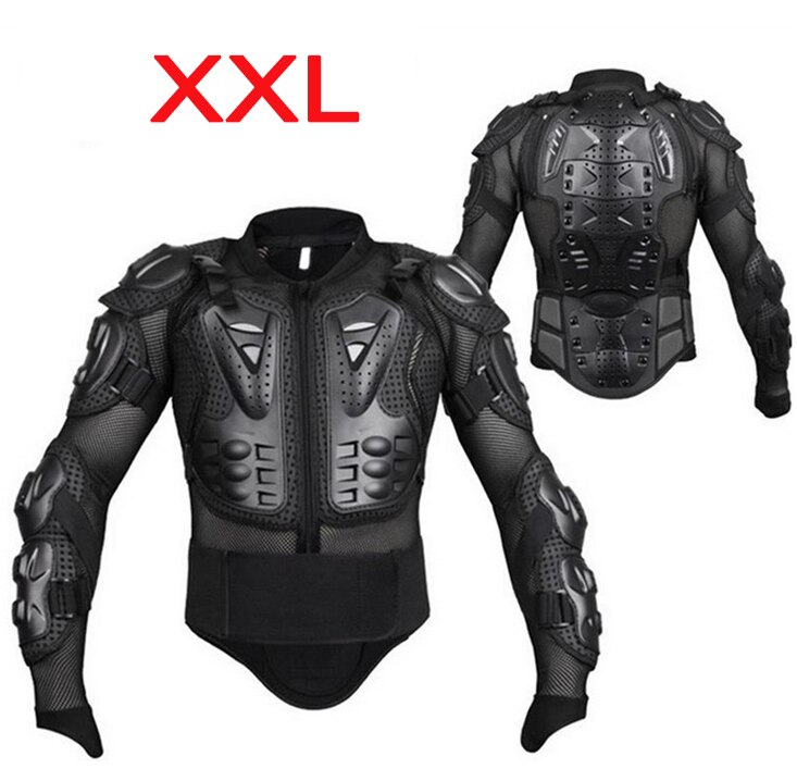 Motorcykel rustning jakke hel krop rustning motorcross racercykel bryst gear beskyttende skulder håndled beskytte moto tilbehør: Xxl