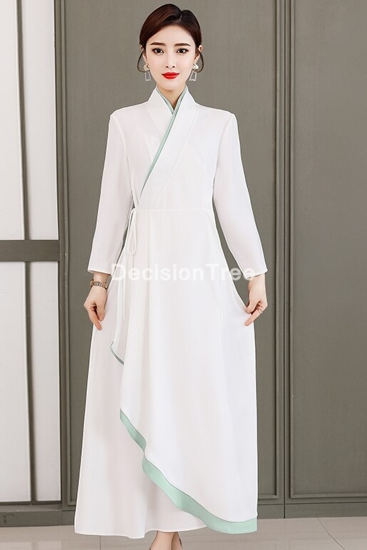 Verbeterde Cheongsam Chinese Klassieke Vrouwen Qipao Novelty Lange Jurk Avondfeest Jurk Elegante Chinese Jurk: XXXL