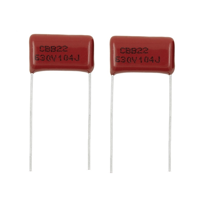 20pcs CBB Capacitor 630V 104J 0.1uF 100NF Polypropylene Film - Pitch 10mm