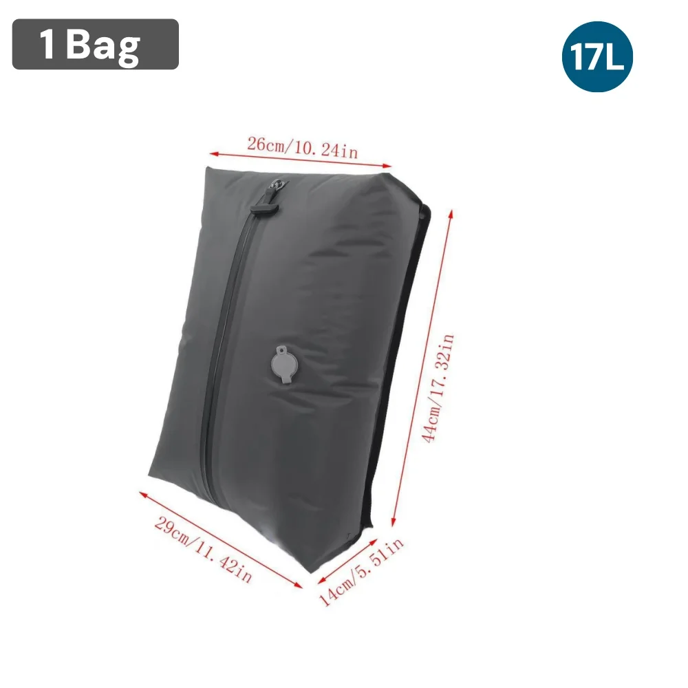 Reisbenodigdheden verpakking kubussen tas Voyage onmisbare draagtassen Kledingopslag Kofferorganizer vacuümcompressierugzak: Black