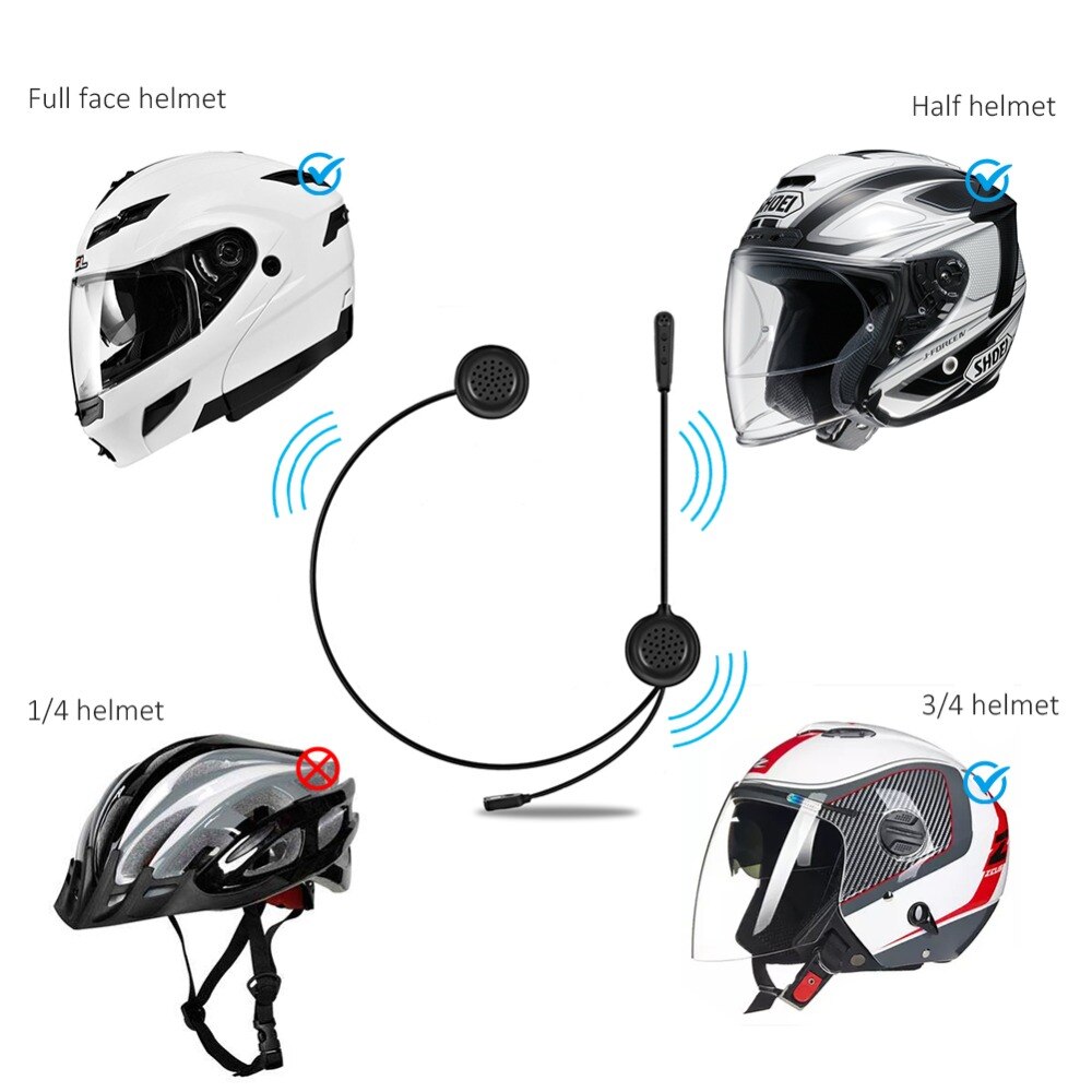 Ejeas intercomunicadores de casco moto hjelm bluetooth headset motorcykel samtaleanlæg 2 ryttere hjelm bluetooth motorcykel headset