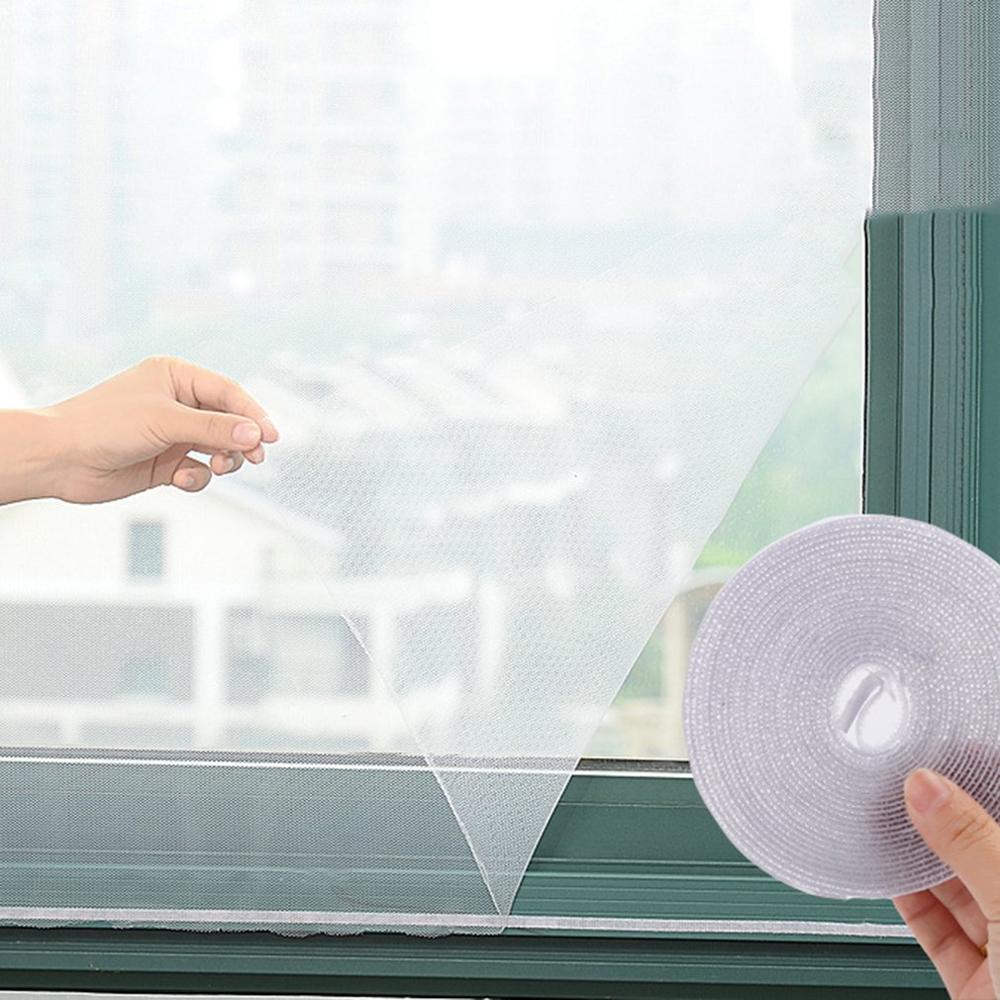 Selbst Kleben Moskito Bildschirm Fenster/DIY Moskito Netting/Gaze Bildschirm Unsichtbar Einfach Bildschirm Mit Magie Aufkleber