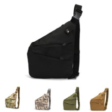 Bolso de hombro de bolsillo Personal para hombre, bolsa cruzada de pecho antirrobo, impermeable, informal, para deportes de ciclismo