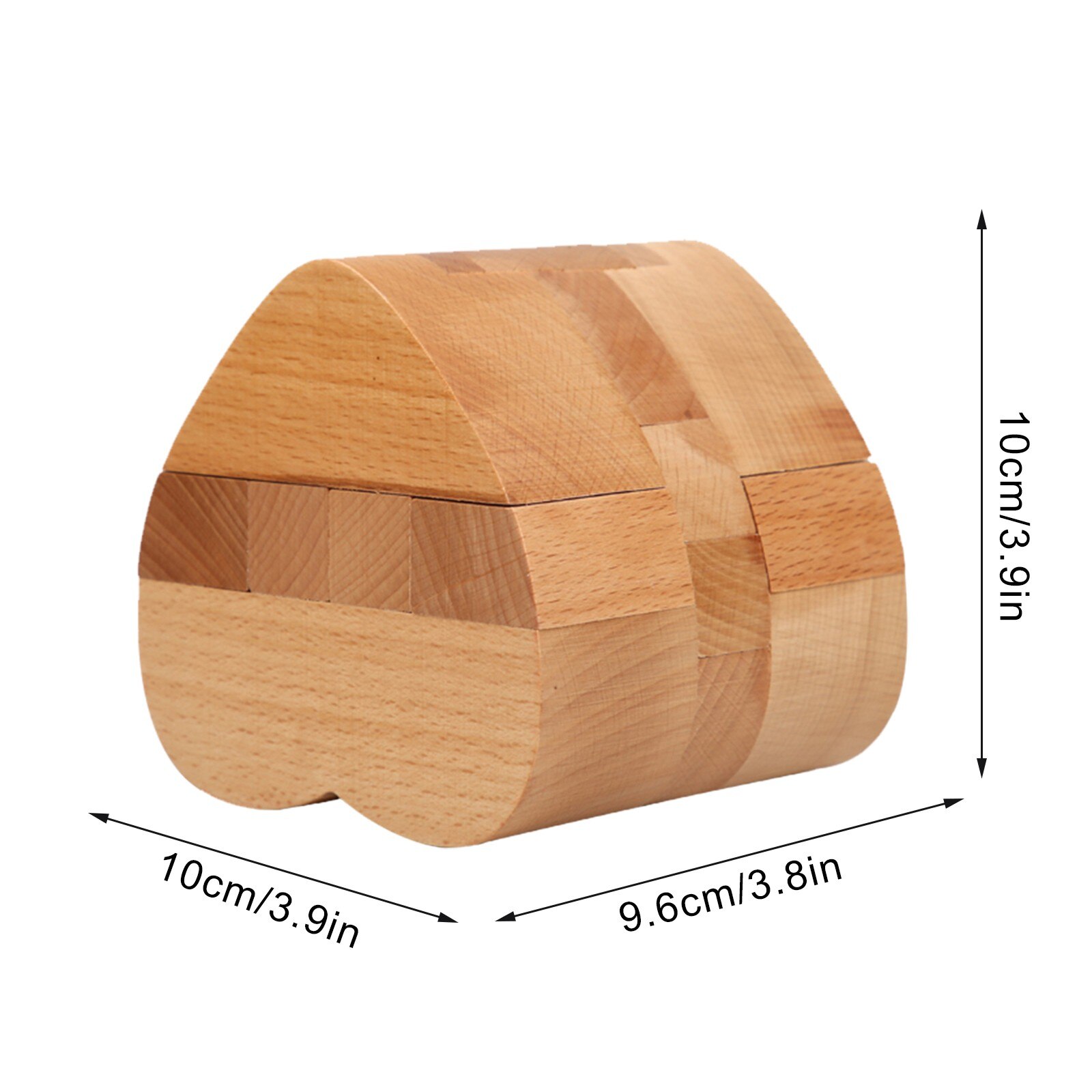 Valentine's Day Boxes Wooden Organ Boxes Unlocking Toys Small Puzzle Box