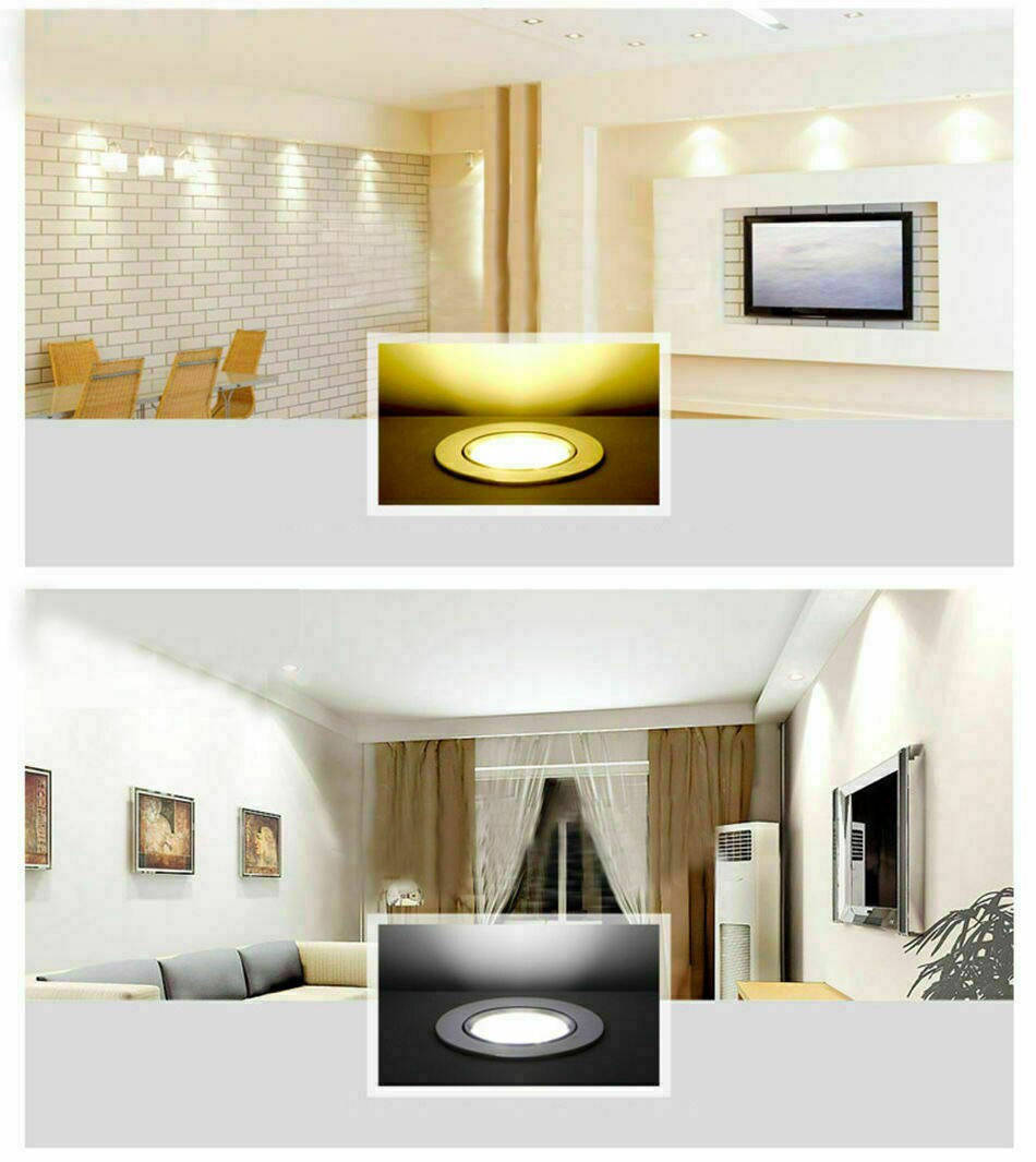 Dimmable Spot LED White Mini Cabinet Lights Downlight 40mm Cut Hole Ceiling Recessed Lamp IP65 For Jewelry Cabinet Display