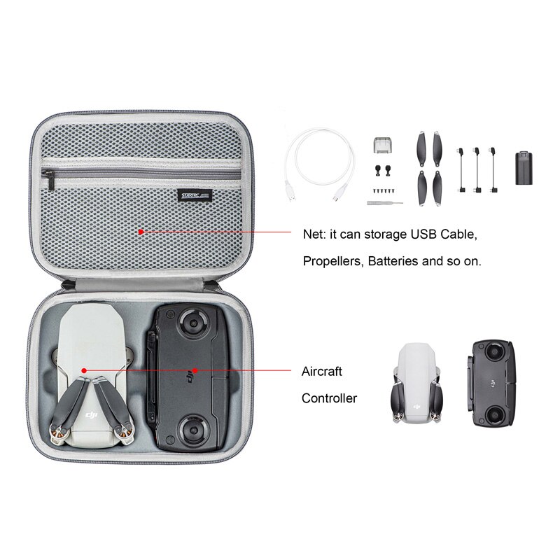 1 pz portatile DJI Mini SE custodia da trasporto borsa impermeabile borsa da viaggio valigia per DJI Mavic Mini Drone accessori borsa di immagazzinaggio