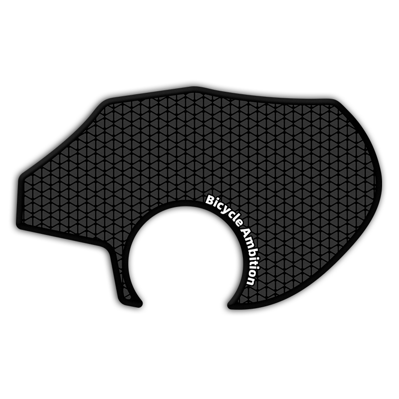 Gebruikt voor PINARELLO DOGMA F2025, rubberen beschermende sticker op trapas, fietsaccessoires, bescherming tegen fietsmodificatie