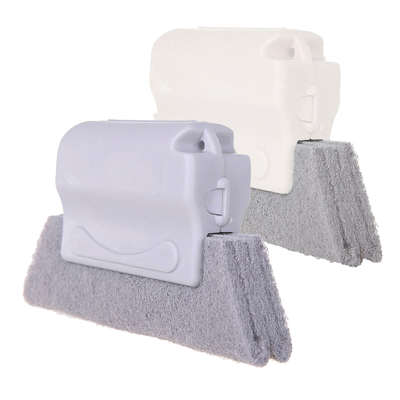 2 Venster Reinigingsborstel Venster Groef Schoonmaakdoekje Windows Slot Cleaner Brush Voor Glazen Deur Vloer Kloof Huishoudelijke Schoonmaken Tool