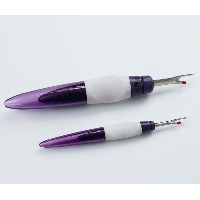 Plastic Handle Craft Thread Cutter Seam Ripper Stitch Unpicker Sewing Tool purple ripper top