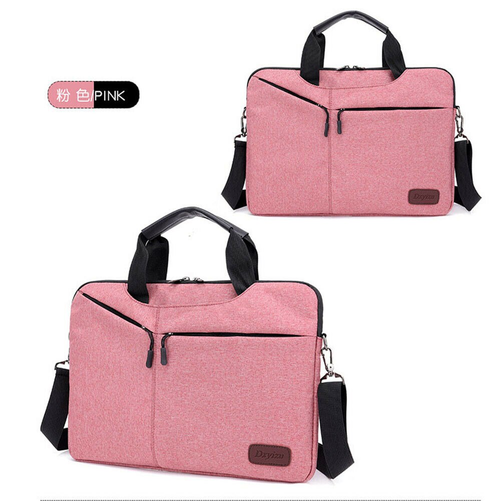 Mannen Business Reizen Laptop Tas Mode Aktetas Multifunctionele Duurzame Bescherming Schoudertas: Roze