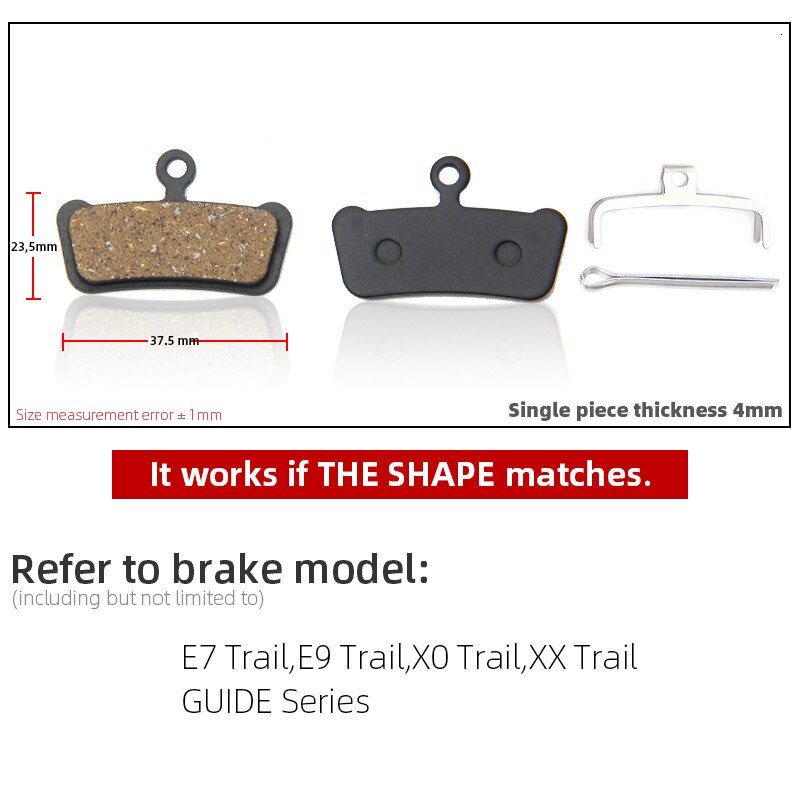 Pastillas de freno de disco para bicicleta SHIMANO AVID HAYES SRAM Magura Formula Hope y Scooter, 30 pares, 60 uds.: Caqui oscuro