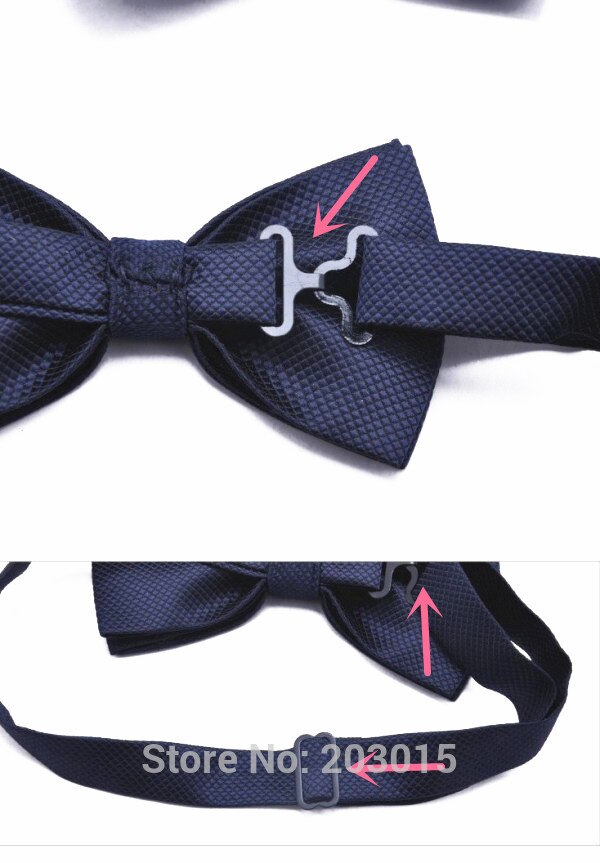 Chenkai 50 sets/lot verstelbare strik haak gesp strik clip 19mm hardware stropdas haak das clips sluitingen