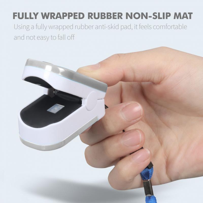 Finger Clip Oximeter Finger Pulse Oximetry Monitor LED Display Respiratory Rate Heart Rate Monitor