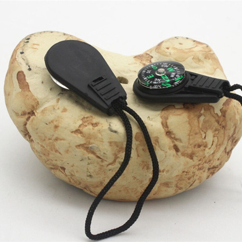 5Pcs/lot Mini Compass Survival Outdoor Camping Hiking Pocket Navigator Adventure Riding Tool Carabiner Climbing Equipment