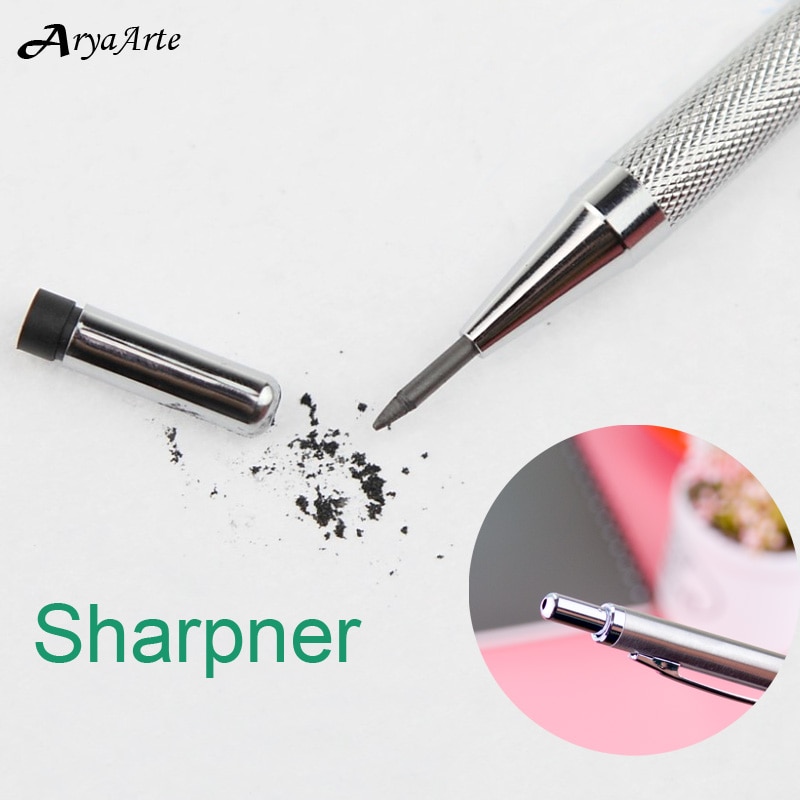 Full Metal 2.0mm Mechanical Drafting Drawing Pencil For Artist School And Office Stationeries