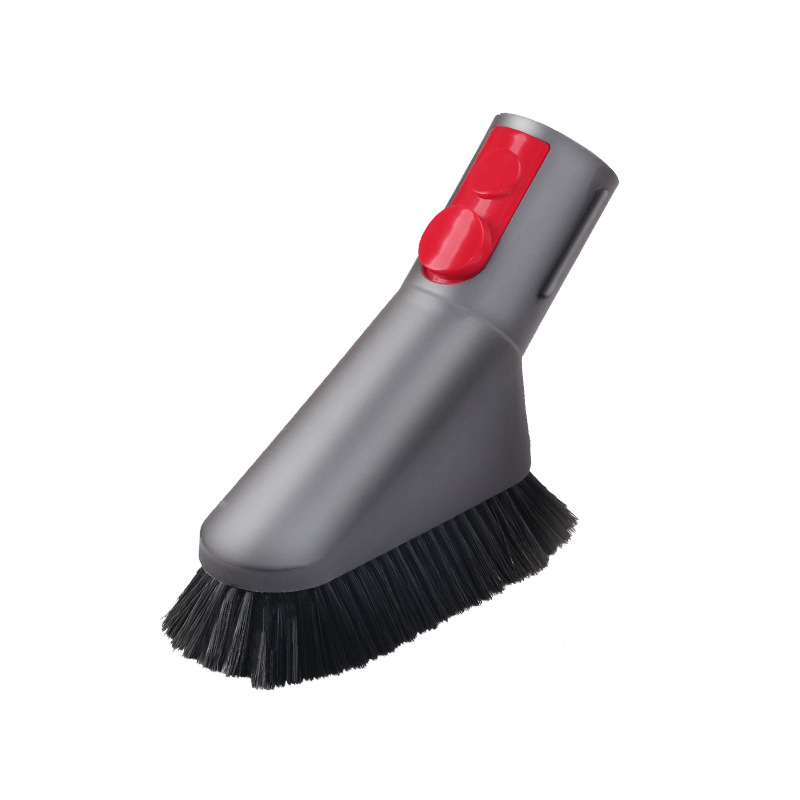 Para Dyson V7 V8 V10 V11 V12 V15 aspiradora Lat cabezal de succión cabezal de cepillo para colchón cepillo redondo pieza de cepillo suave: Caqui oscuro