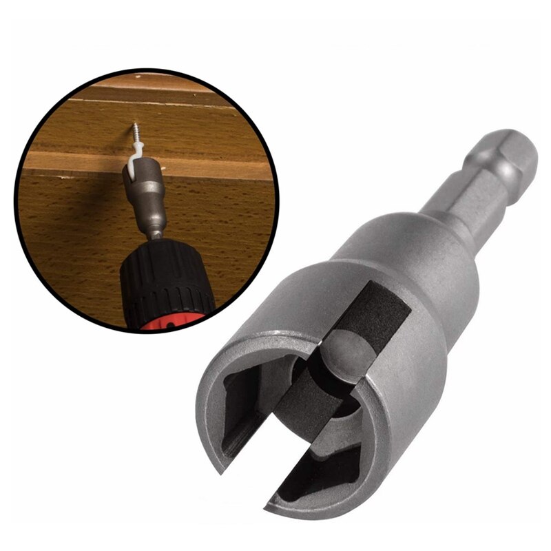 1/4in Vleugel Moer Boor Socket Wrench 6.35Mm Hex Shank Socket Adapter Moer Voor Boormachine Adapter sleuven Elektrische Schroevendraaier