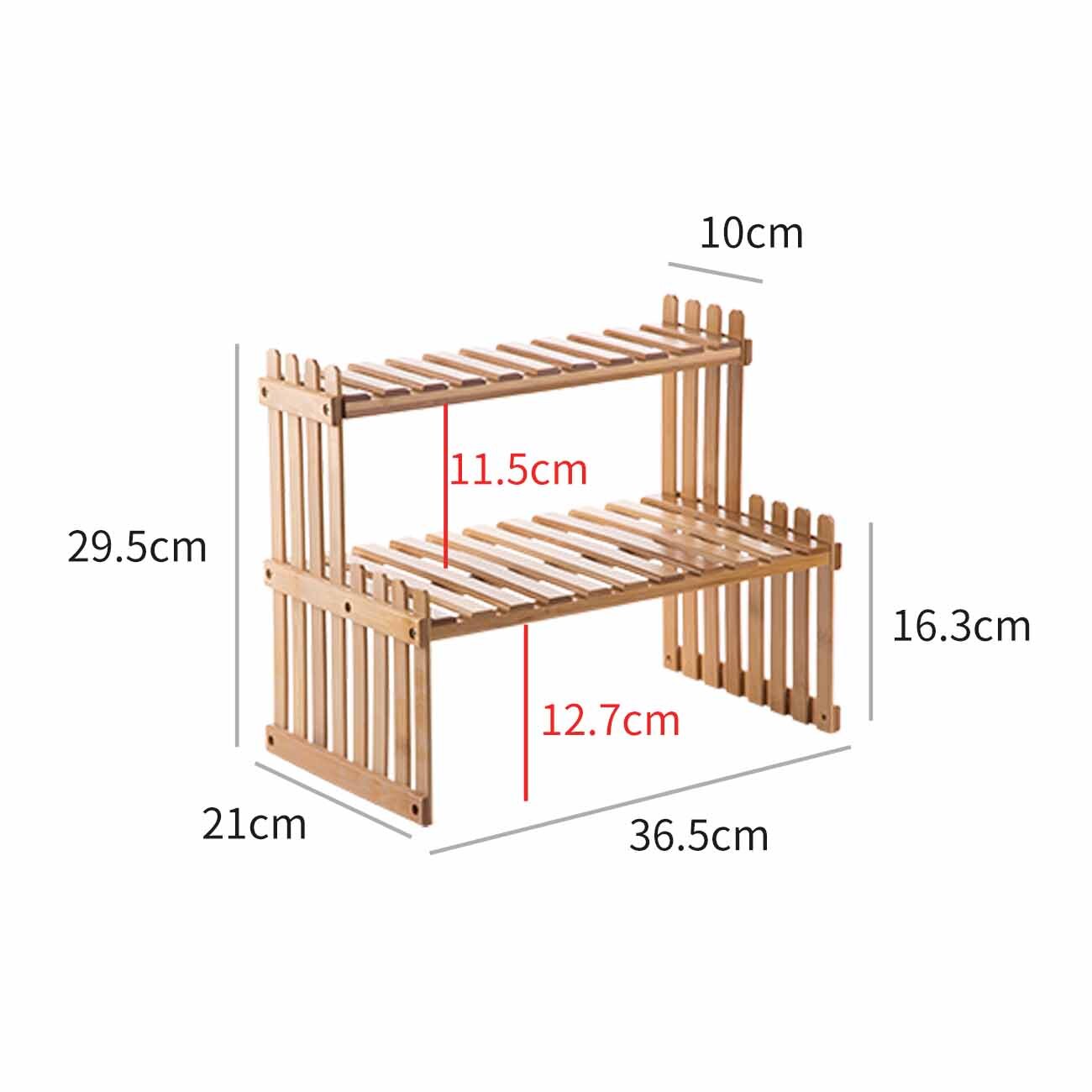 Dubbla lager trä förvaring rack kök krydda rack bok kryddor burk flaskhållare bambu skrivbord arrangör rack hyllor
