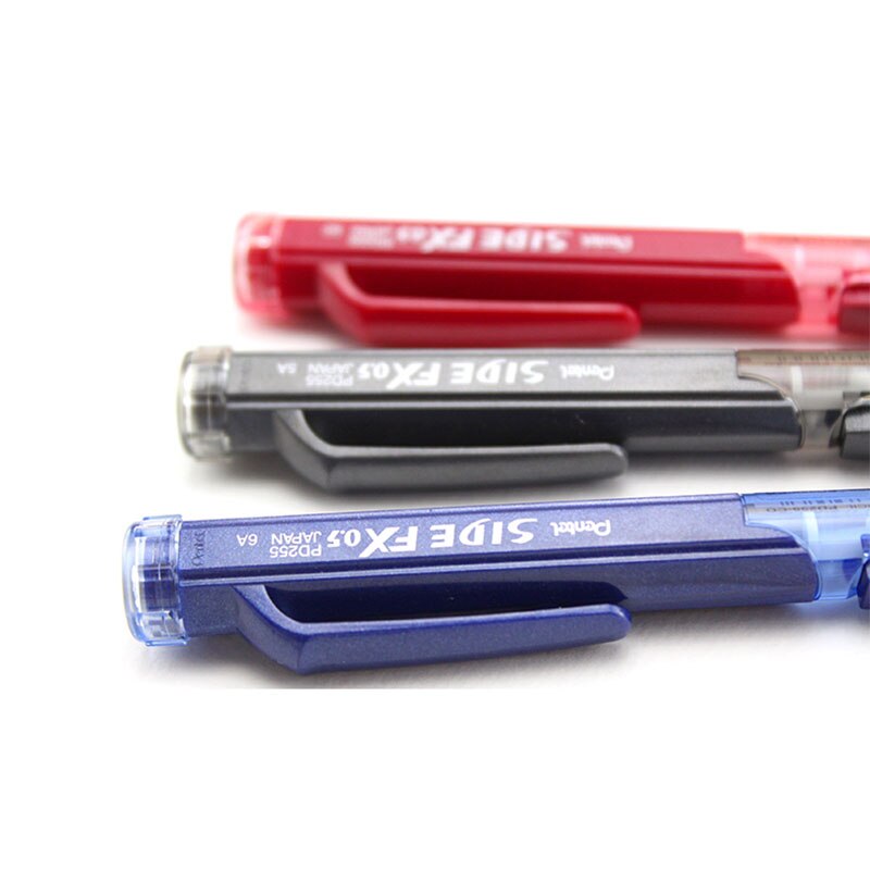 12 pcs Pentel PD255 activity pencil side press automatic pencil 0.5mm rubber retractable