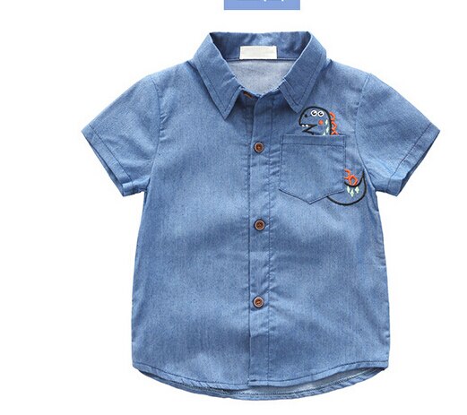 Produktbild von VYLYNL Jungen Top 7 Kleinkind Kinder Baby Jungen Mädchen Dinosaurier Druck Langarm Farbe Splice Rundhalsausschnitt T-Shirts Tops Tee Kleidung Für Kinder Jugend Grafik Langarmshirt (A, 2-3 Jahre