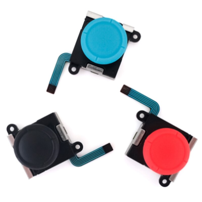 10 stk 3d analog joystick sensor erstatning kontroller for nintendon ns bryter