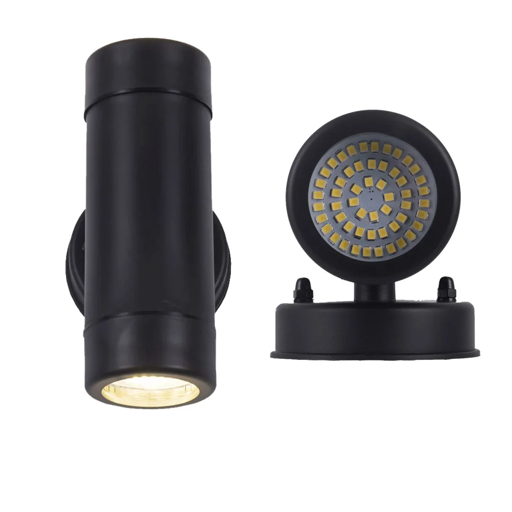 Udendørs led vægmonteret lampe, tosidet moderne led væglampe,  ip65 vandtætte væglamper, 2 x 5w led verandalamper, væglamper