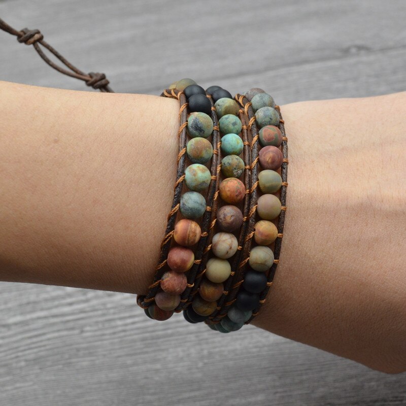 Couple Bracelet Natural Stone Yoga Beaded Bracelet Men's and Women's Friends Hand-woven Bracelet