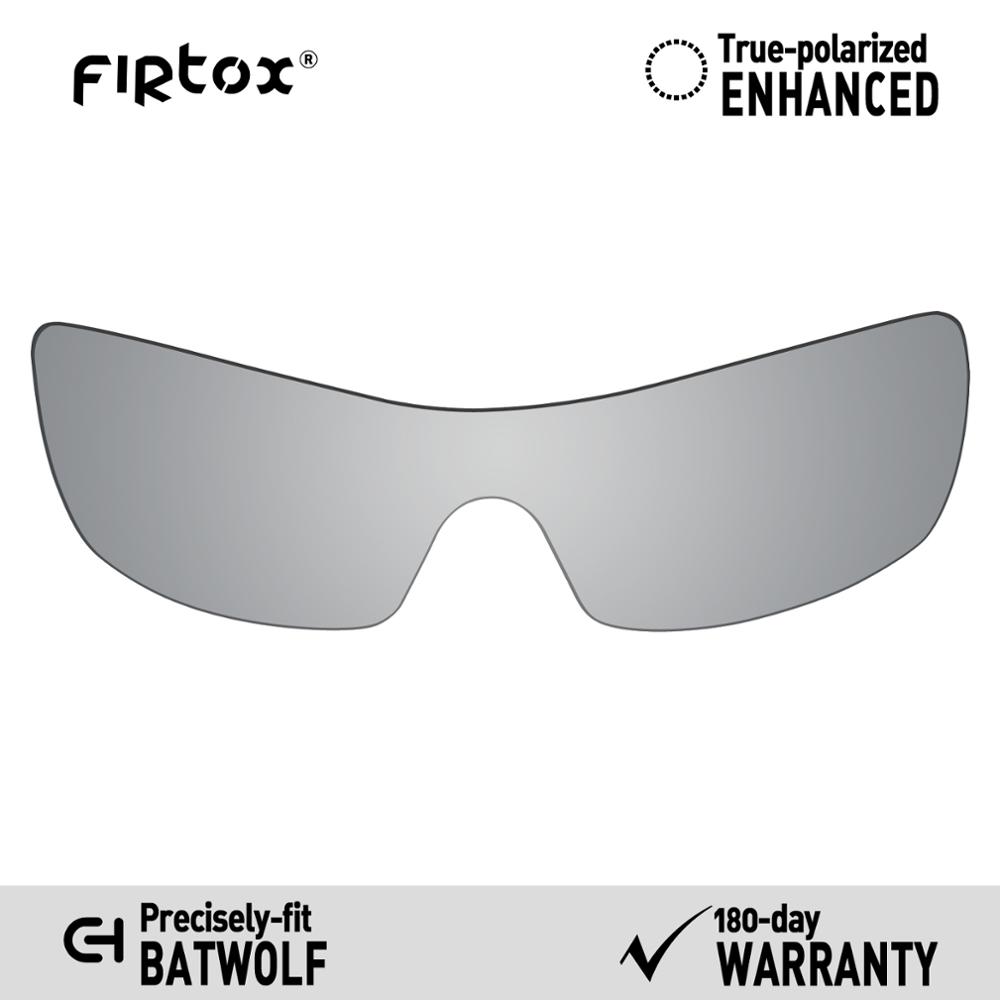 Firtox verdadeiro uv400 lentes polarizadas substituição para-óculos de sol oakley batwolf oo9101 (lente compatível apenas)-várias cores